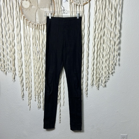 Prairie Underground Long Cigarette Pant in Black Denim Size XS - Picture 3 of 16